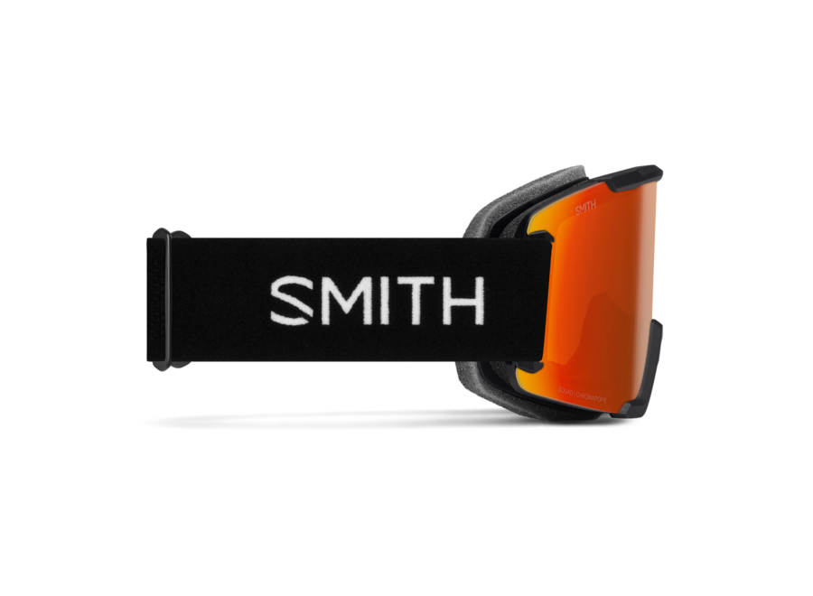 Smith Squad Black Frame ChromaPop Everyday Red Mirror Goggles