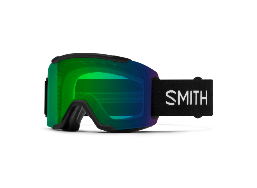 Smith Squad Black Frame ChromaPop Sun Green Mirror Goggles