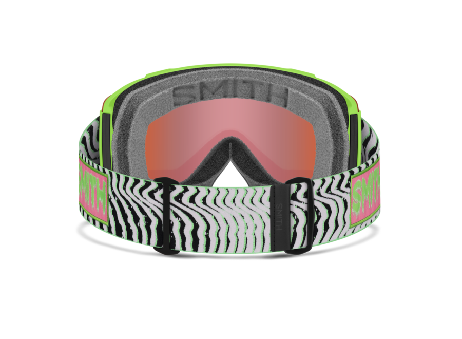 Smith Squad Slime Static Shag Frame ChromaPop Everyday Green Mirror Goggles