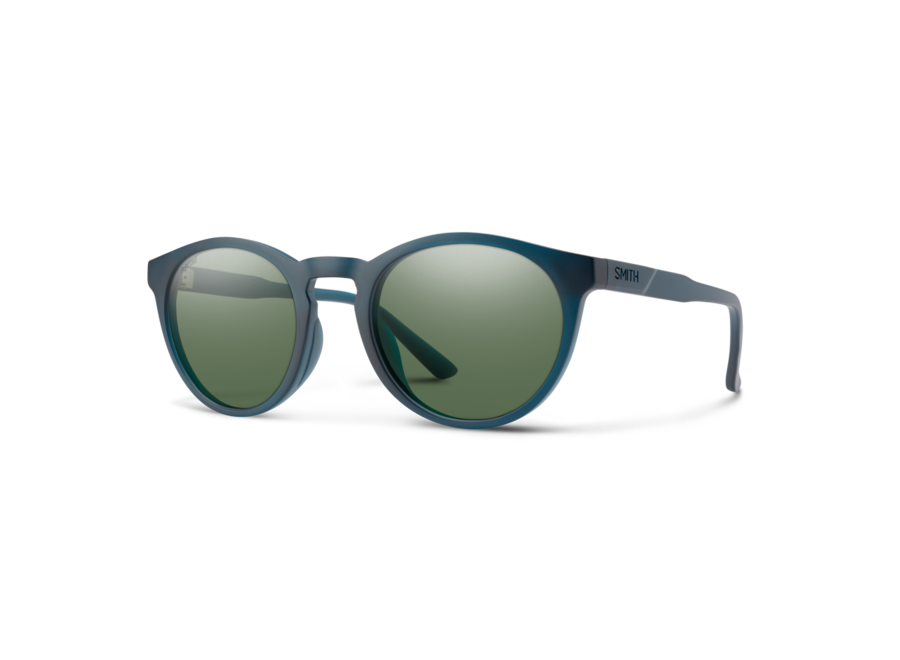 Smith Westward Core Matte Pacific Crystal Polarized Gray Green Lens