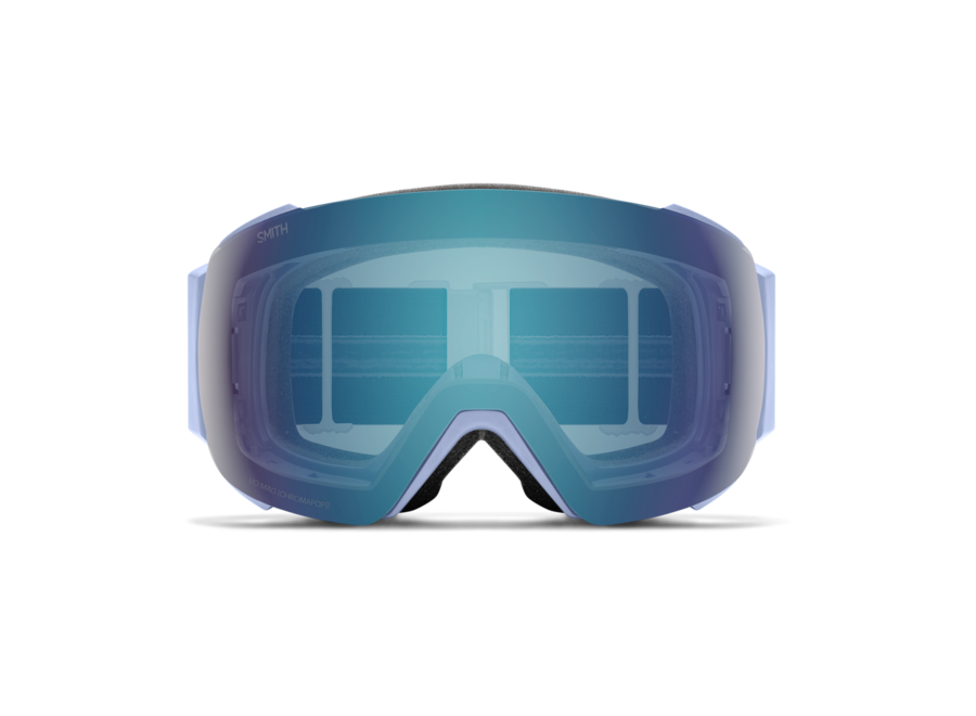 Smith I/O MAG Blue Aura Frame ChromaPop Everyday Blue Mirror Goggles