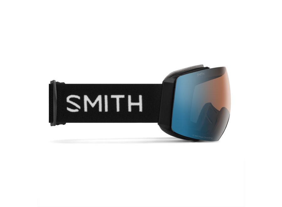 Smith I/O MAG Black Frame ChromaPop Pro Photochromic Blue Mirror Goggles