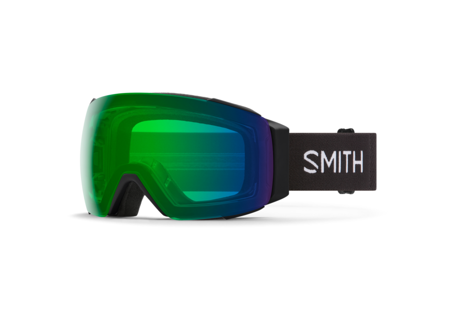 Smith I/O MAG Black Frame ChromaPop Everyday Green Mirror Goggles