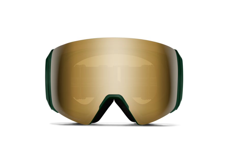 Smith 4D Mag XL Evergreen Retro Classic Frame ChromaPop Sun Black Gold Mirror Goggles