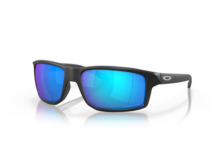 Oakley Gibston Matte Black Frame Prizm Sapphire Polarized Lenses