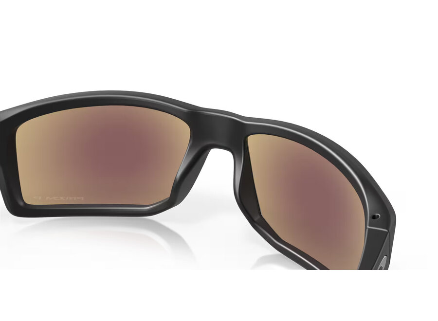 Oakley Gibston Matte Black Frame Prizm Sapphire Polarized Lenses