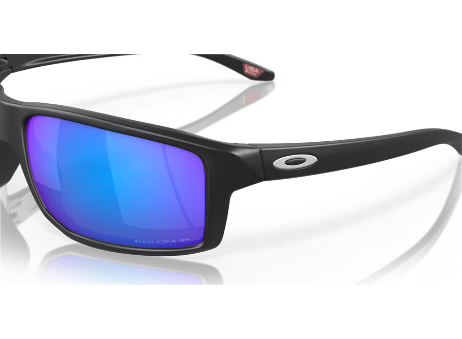 Oakley Gibston Matte Black Frame Prizm Sapphire Polarized Lenses