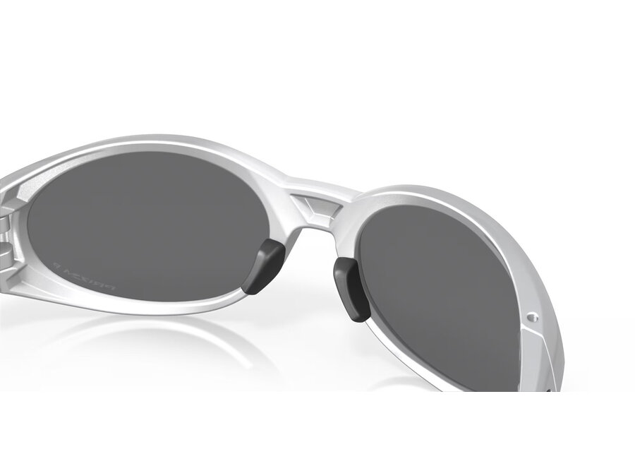 Oakley Eye Jacket Redux Silver Frame Prizm Black Polarized Lenses