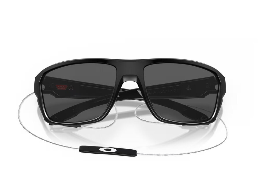 Oakley Split Shot Matte Black Frame Prizm Black Polarized Lenses