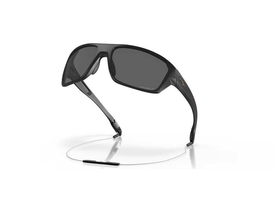 Oakley Split Shot Matte Black Frame Prizm Black Polarized Lenses