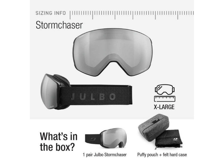 Julbo Stormchaser Gray REACTIV 0-4 High Contrast Goggles