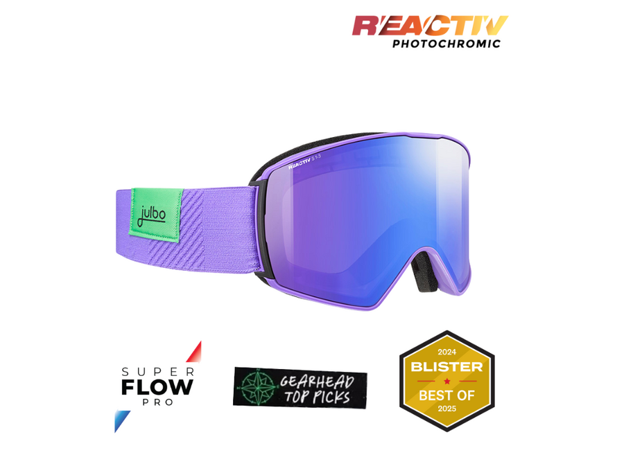 Julbo Launcher Purple REACTIV 1-3 High Contrast Goggles