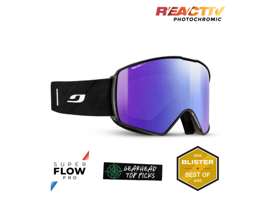 Julbo Launcher Black REACTIV 1-3 High Contrast Goggles