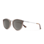 Suncloud Dana Sepia Crystal Frame Polarized Gray Lens Sunglasses
