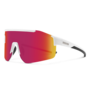 Suncloud Domain White Polarized Red Mirror Sunglasses