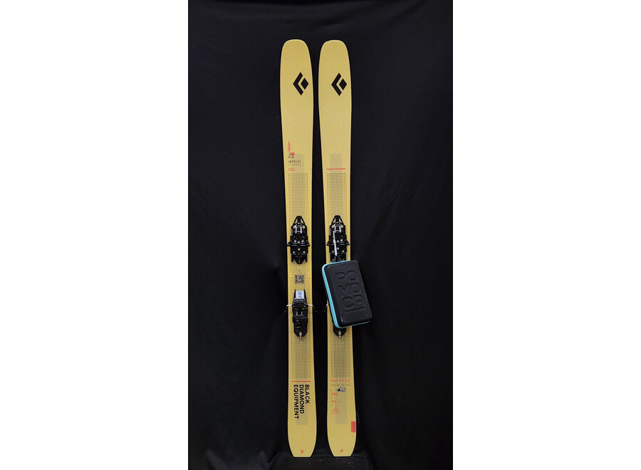 Used Black Diamond Impulse Ti 104 Ski 25/26 172cm - Rotation 10 Binding - Pomoca Tour Explore Skin Package