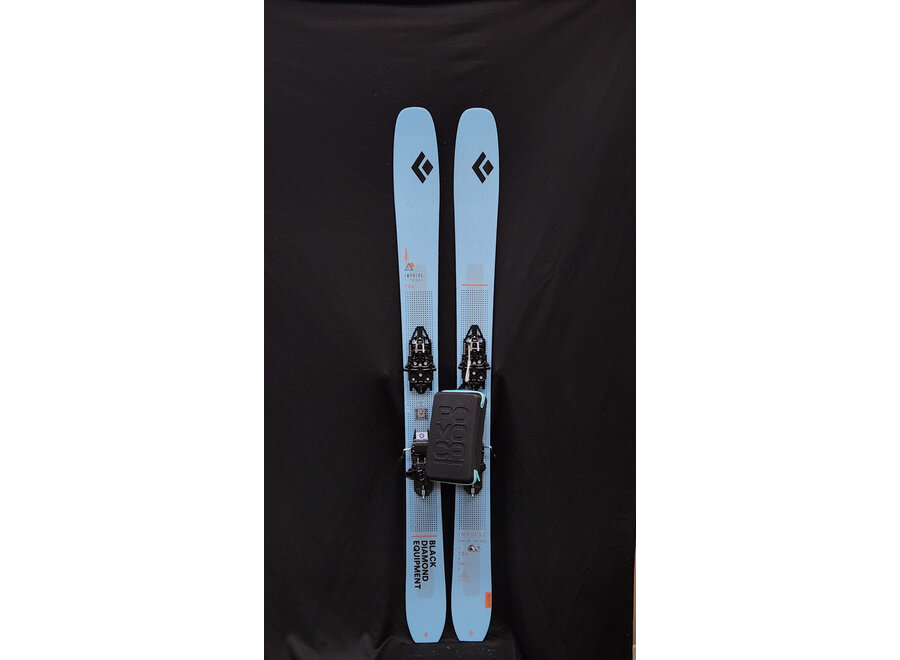 Used Black Diamond Women's Impulse Ti 104 Ski 25/26 158cm - Rotation 10 Binding - Pomoca Tour Explore Skin Package