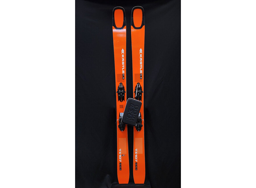 Used Kastle TX107 Ski 25/26 185cm - Rotation 10 Binding - Pomoca Skins Package
