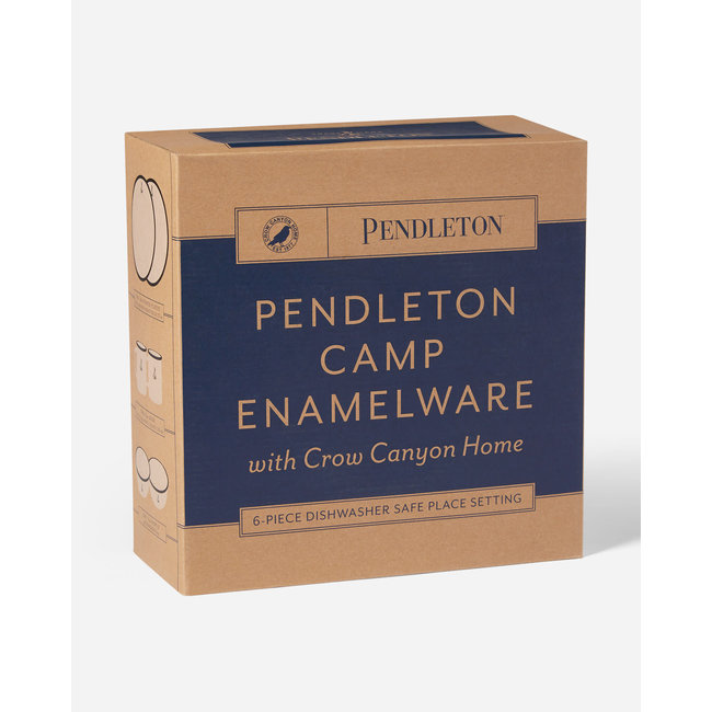 Pendleton Camp Enamelware Set