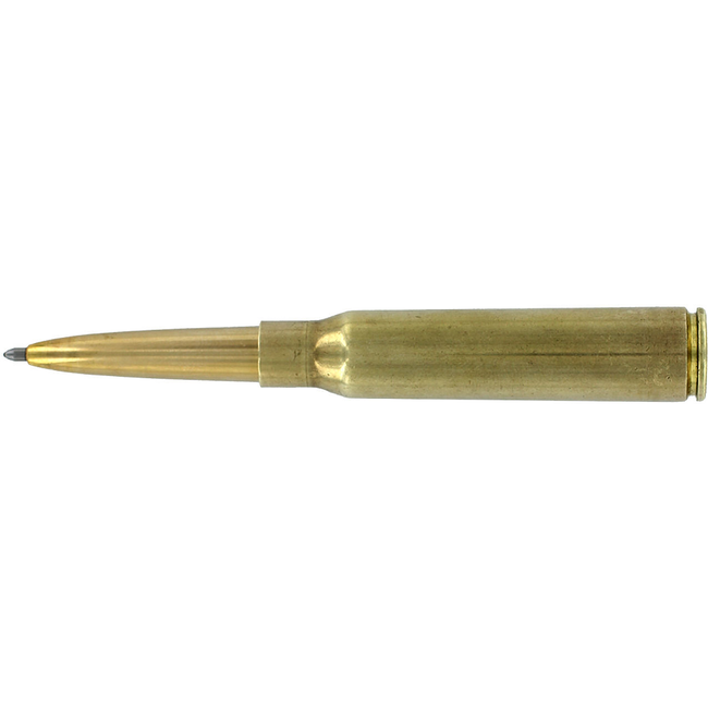 Bullet Cartridge Pen - Brass and Gold