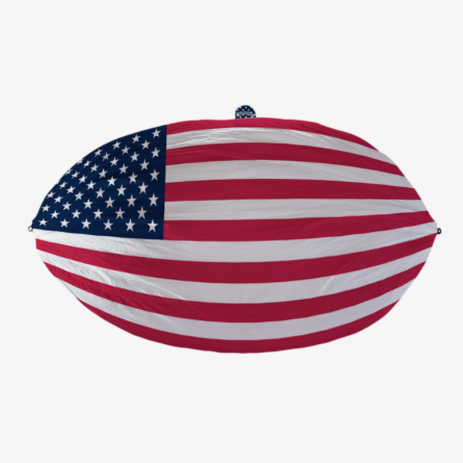 Grand Trunk USA Flag Single Hammock - Made In USA