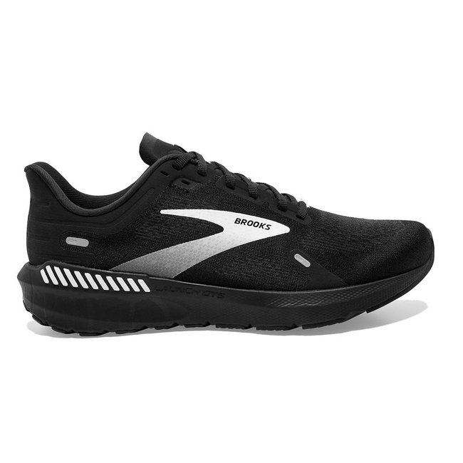 BROOKS LAUNCH GTS 9 MENS BLACK WHITE