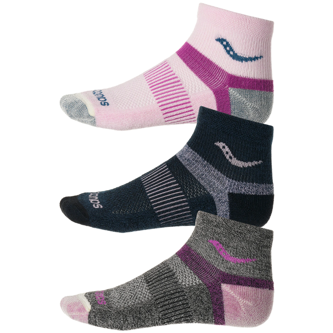 Saucony Inferno Wool Trail Quarter 3pk