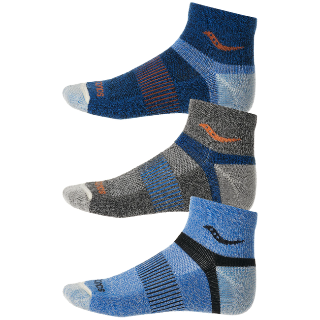 Saucony Inferno Wool Trail Quarter 3pk