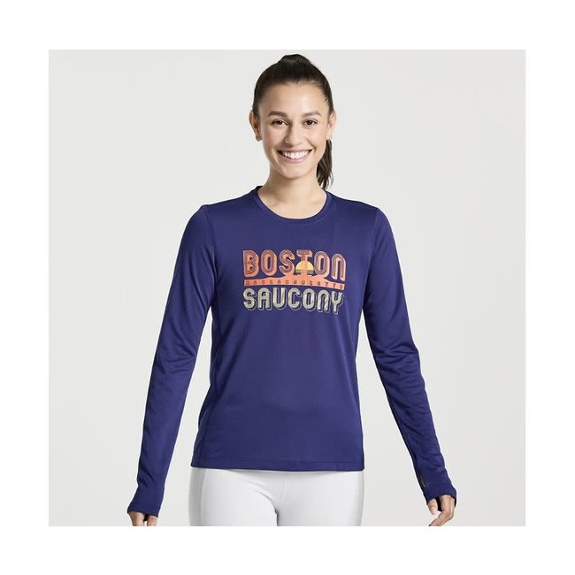 Saucony Women's Stopwatch Graphic Long Sleeve