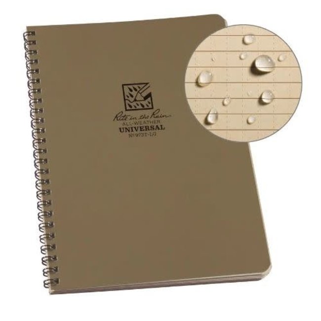 Rite In The Rain Side Spiral Notebook 6.625" x 8.5"