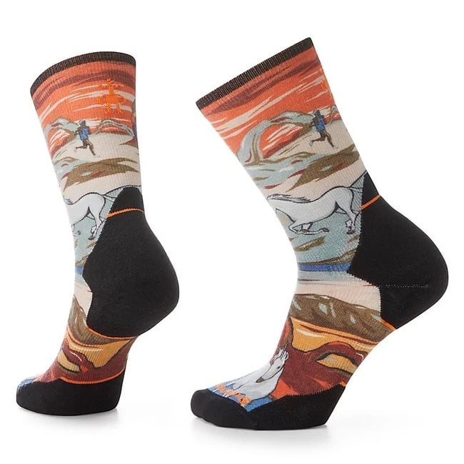 Men's Athlete Edition Run Trail Magic Crew Print Socks - Beyond Running