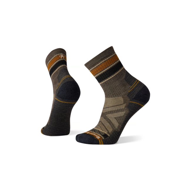 Smartwool Men's Hike Light Cushion Striped Mid Crew Socks