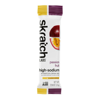 Skratch Labs High-Sodium Hydration Drink Mix Single Passion Fruit