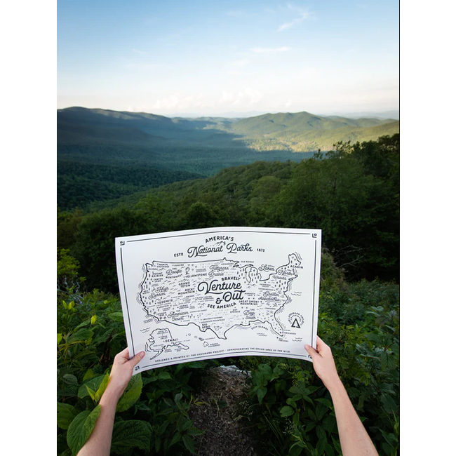 Landmark Project National Park Service NPS Map Poster 18x24