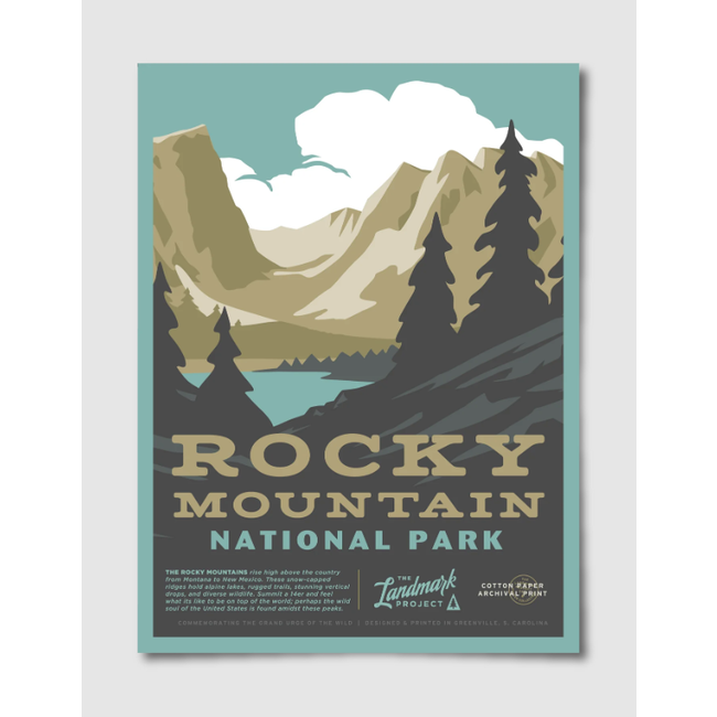 Landmark Project National Park Poster 18x24
