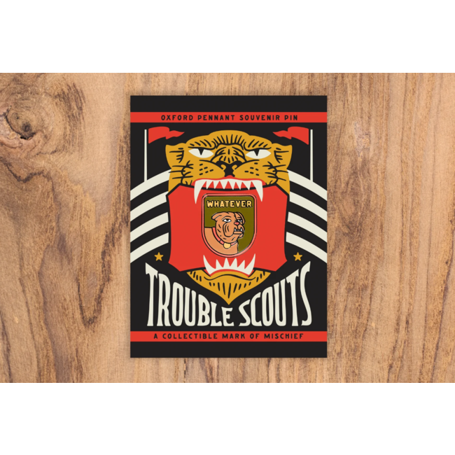 Oxford Pennant Whatever Enamel Pin