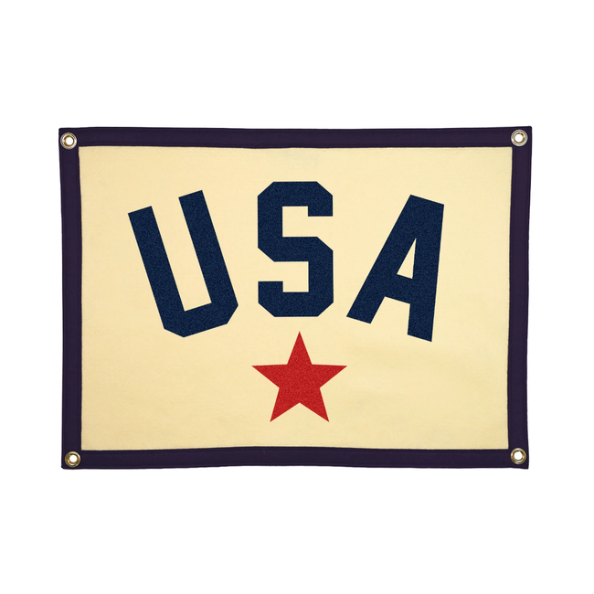 Oxford Pennant USA Camp Flag