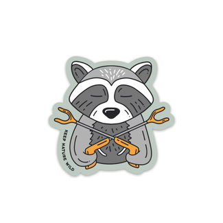 Keep Nature Wild Trash Panda Sticker