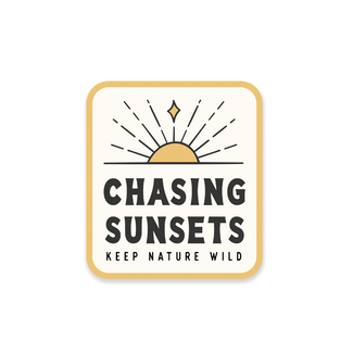 Keep Nature Wild Chasing Sunsets Sticker
