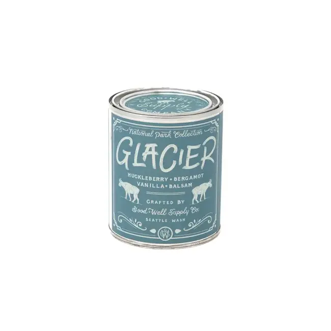 Good & Well Glacier National Park Candle 1/2 Pint
