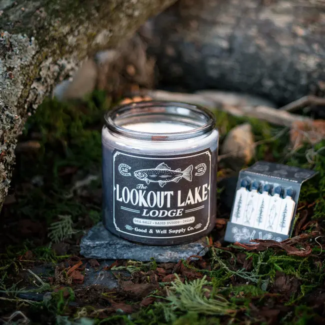 Good & Well Lookout Lake Lodge Candle