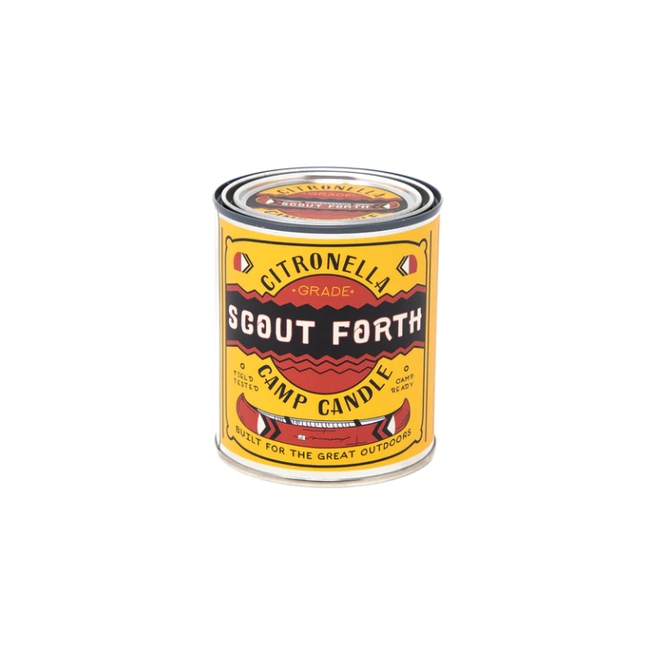 Good & Well Scout Forth Citronella Camp Candle 1/2 Pint