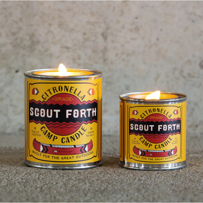 Good & Well Scout Forth Citronella Camp Candle 1/2 Pint