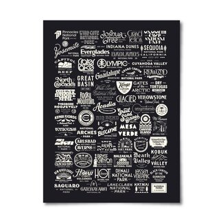 Landmark Project National Park Type Poster