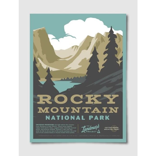 Landmark Project National Park Poster 12x16