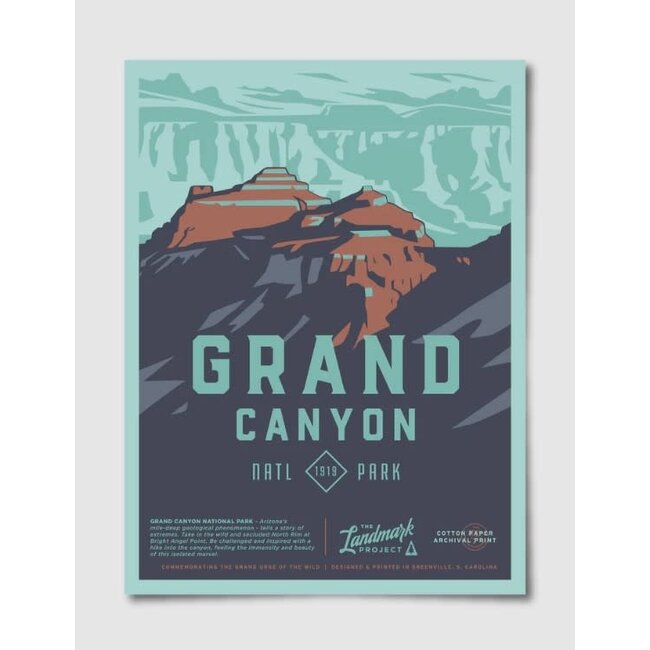 Landmark Project National Park Poster 12x16