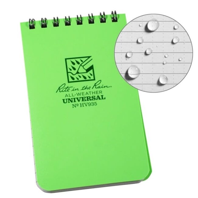 Rite In The Rain Top Spiral Notebook 3" x 5"