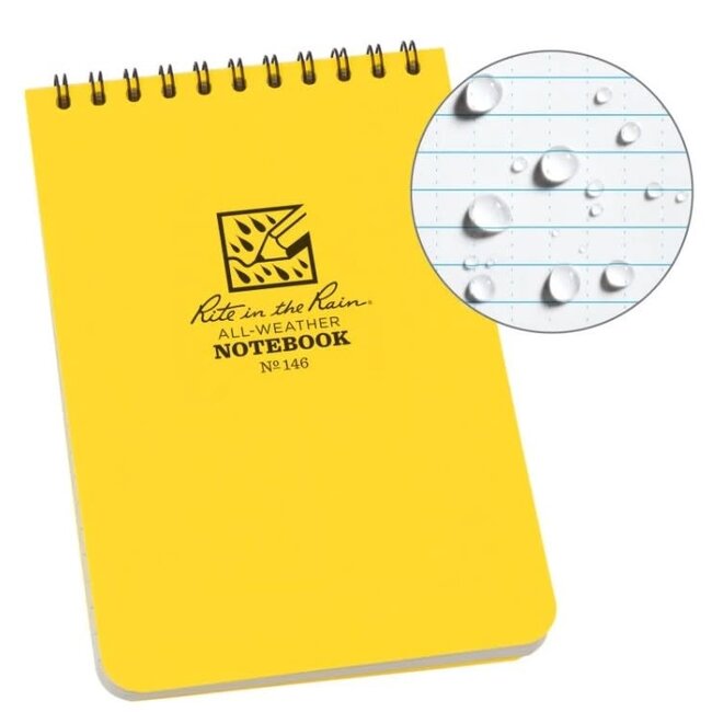 Rite In The Rain Top Spiral Notebook 4" x 6"
