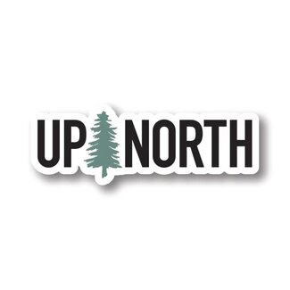 Wild North Co Up North Sticker