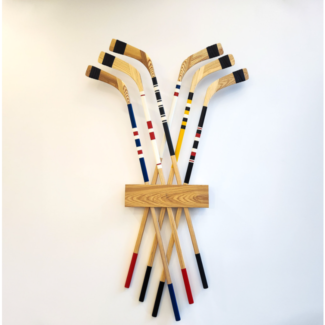 Ironwood Hockey Co. 6 Hockey Stick Wall Display